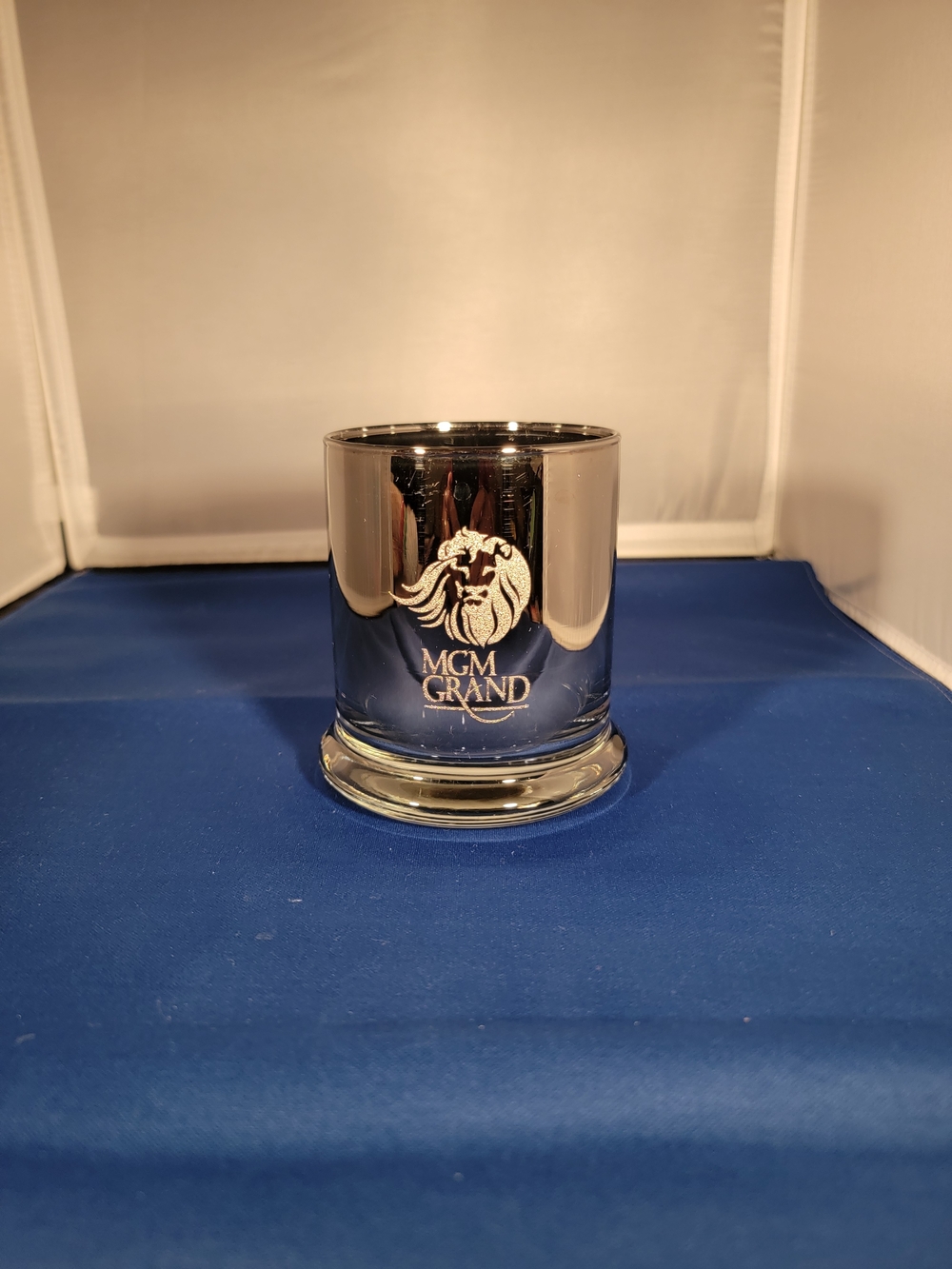 MGM Grand Silver Reflective Glass Tumbler